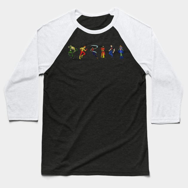 Young Justice Baseball T-Shirt by Newtegan